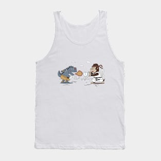 Street Fighter, Godzilla vs King Kong Tank Top